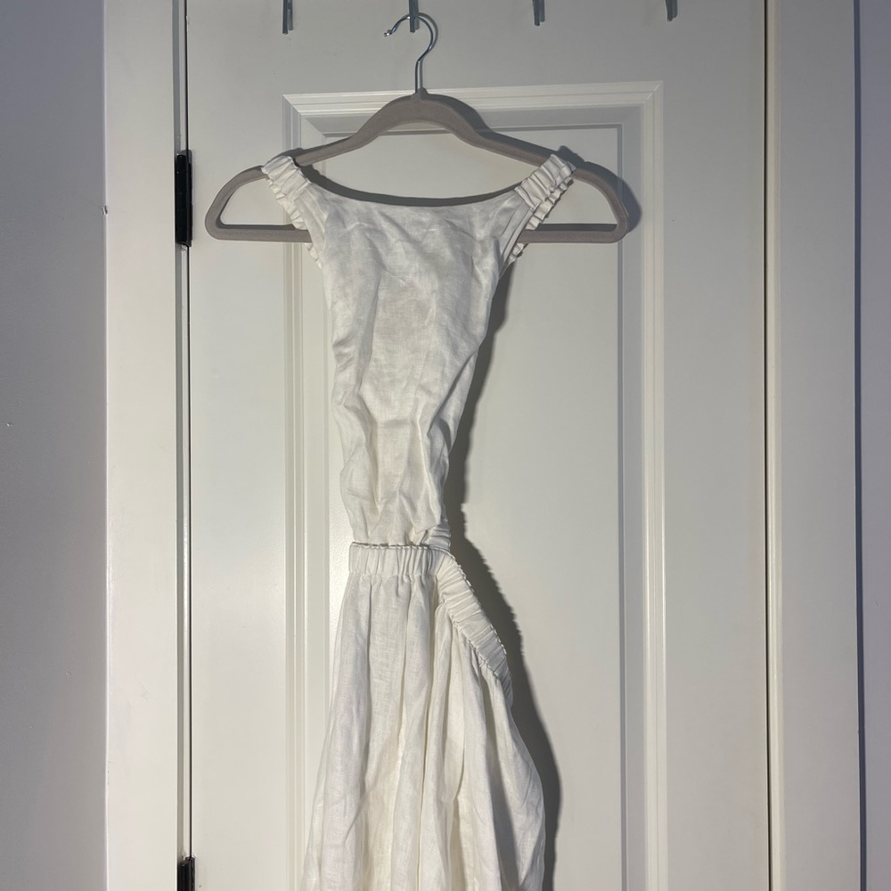 SIR The label Alena linen midi dress